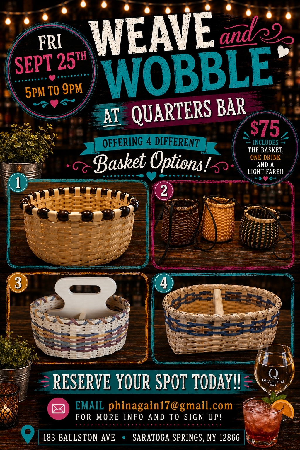 Weave and Wobble Event Graphic